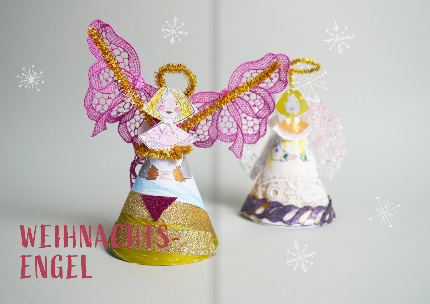 Bastelvorlage «Weihnachtsengel» von OurWildhood
