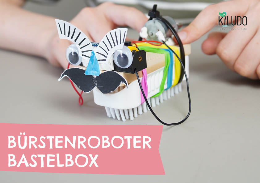 Bastelbox Bürstenroboter MINT