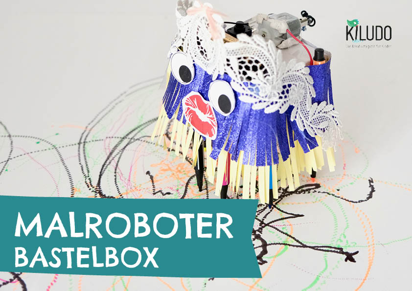 Malroboter Bastelset MINT