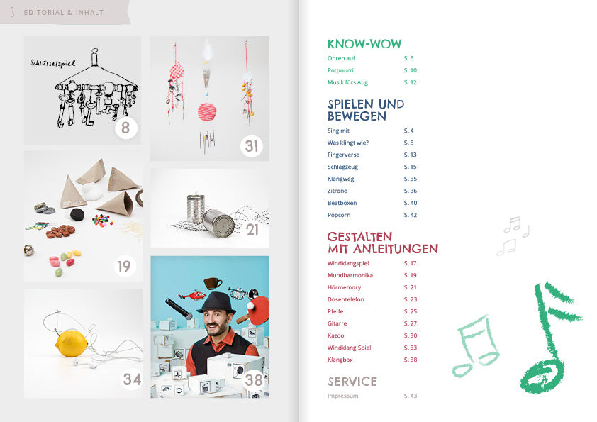 Digitales Bastelmagazin «Musik und Instrumente»