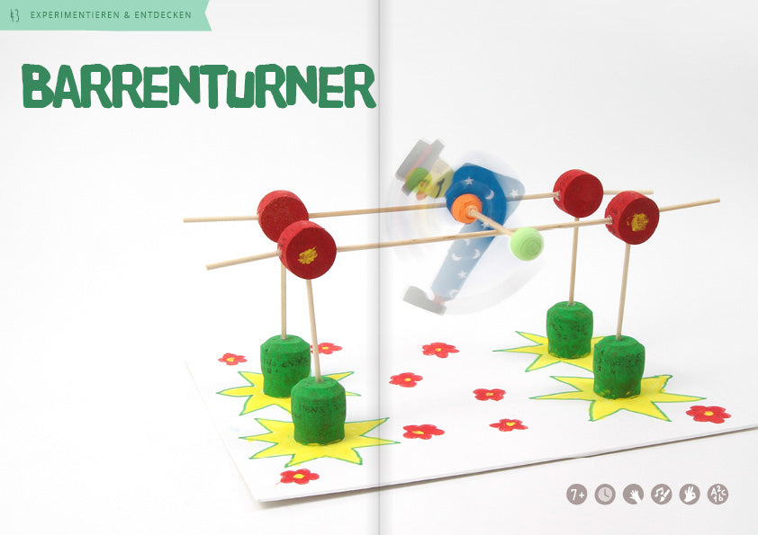 Barrenturner mit Vorlagen aus dem Kindermuseum basteln