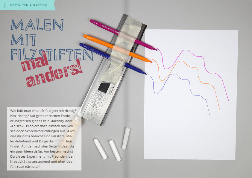 Bastelmagazin «Kreativ mit Stift & Pinsel»