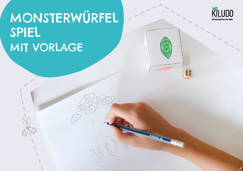 Bastel- und Spielanleitung Monsterwürfel