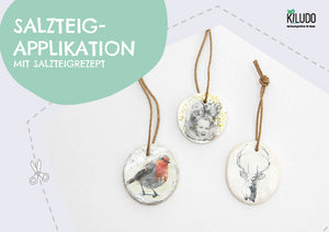 Bastelanleitung Salzteigapplikation