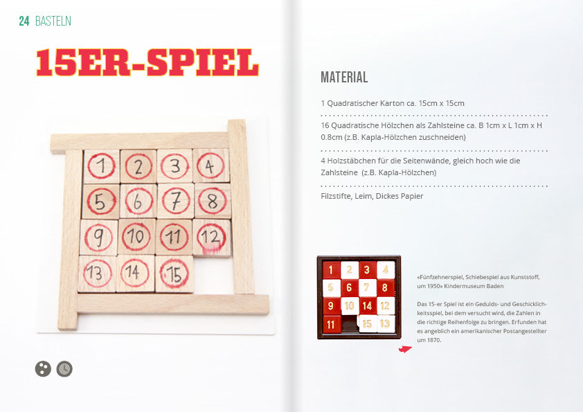 Bastelmagazine «Spiele basteln und spielen»