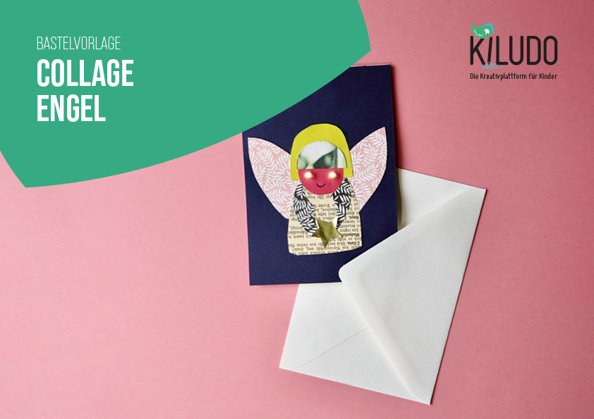 Bastelvorlage «Collage Engel»