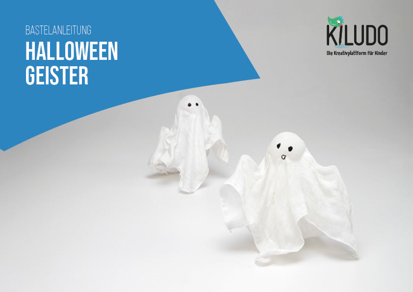 Bastelanleitung «Halloween-Geister»