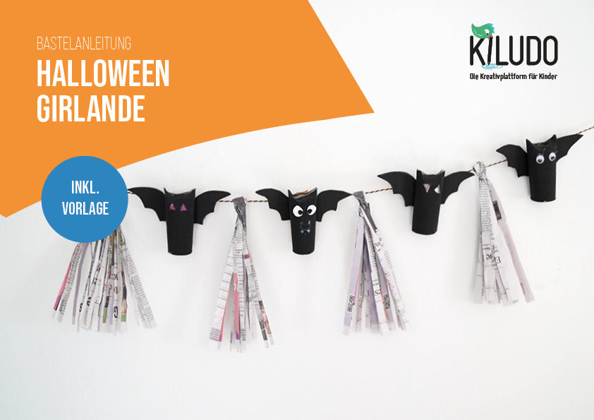 Bastelanleitung «Halloween-Girlande»