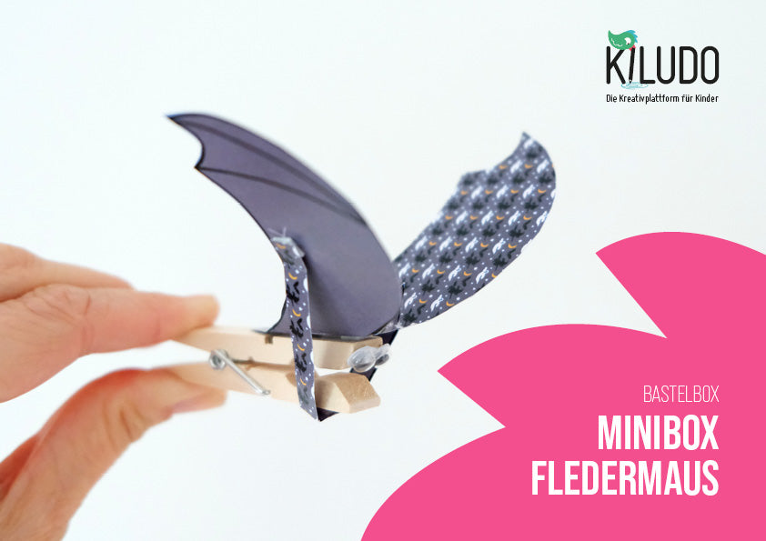 Mini-Bastelbox «Fledermaus»