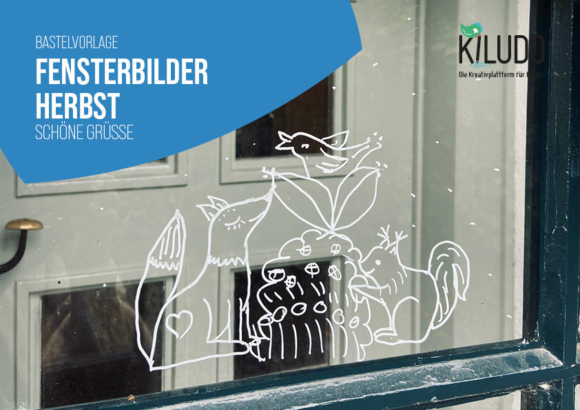 Bastelvorlage «Fensterbilder Herbst» von SchöneGrüsse