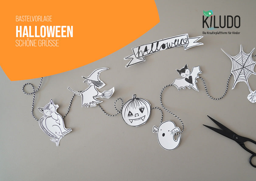 Bastelvorlage «Halloween von SchöneGrüsse»
