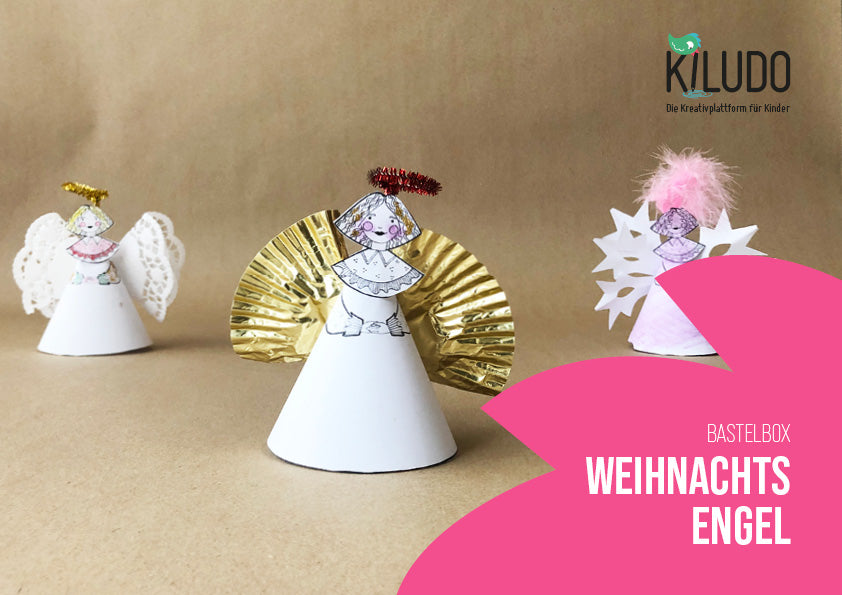 Bastelvorlage «Weihnachtsengel» von OurWildhood