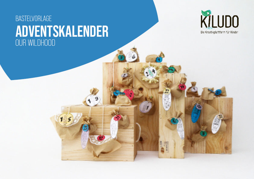 Bastelvorlage «Adventskalender» von OurWildhood