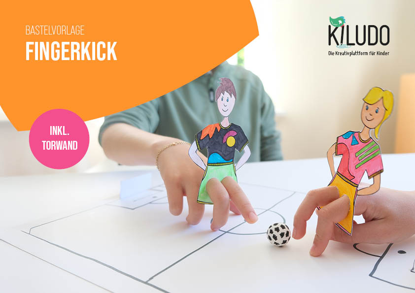 Bastelvorlage «Fingerkick» inkl. Torwandschiessen