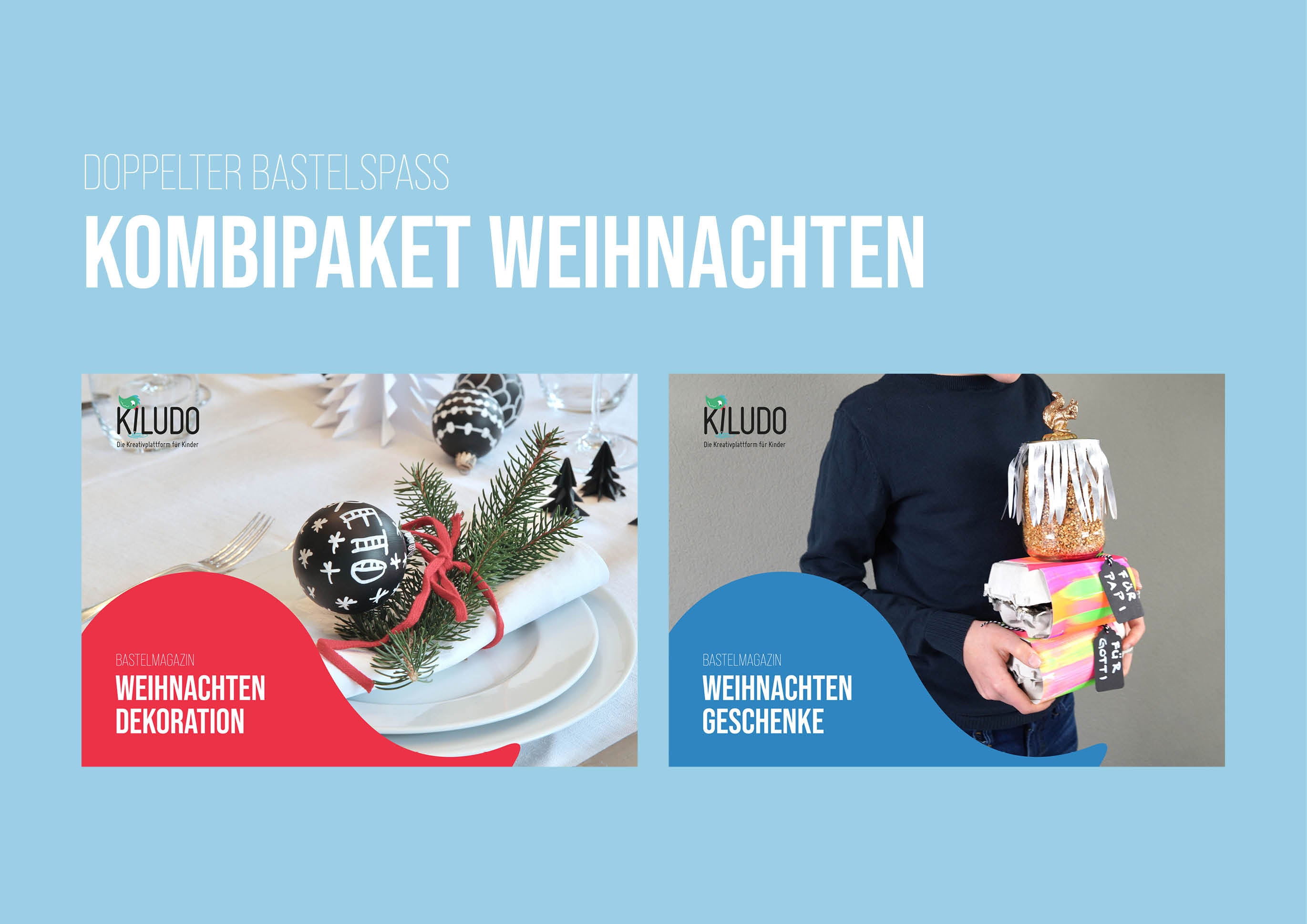 Grosses Weihnachtspaket: Geschenke & Dekoration basteln