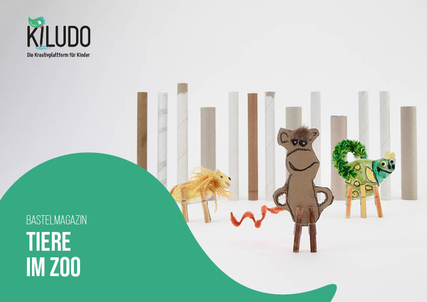 Bastelmagazin «Tiere im Zoo»