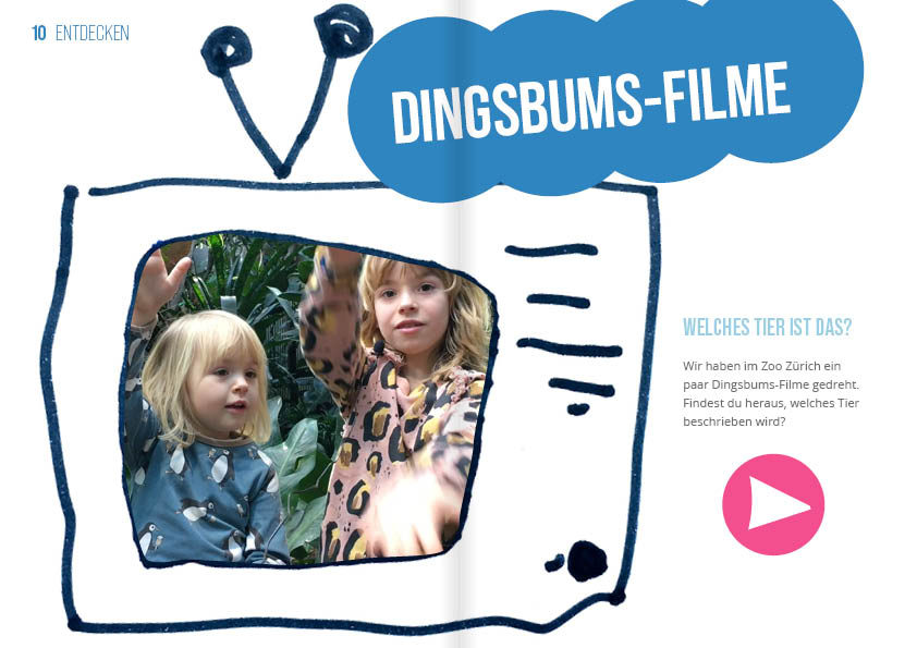 Bastelmagazin «Tiere im Zoo»