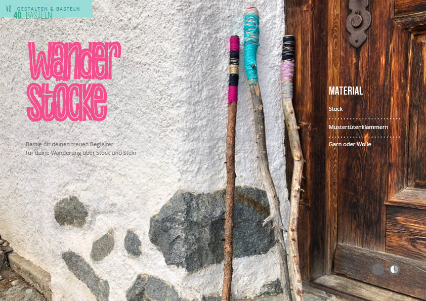 Bastelmagazin «Wandern mit Kindern»