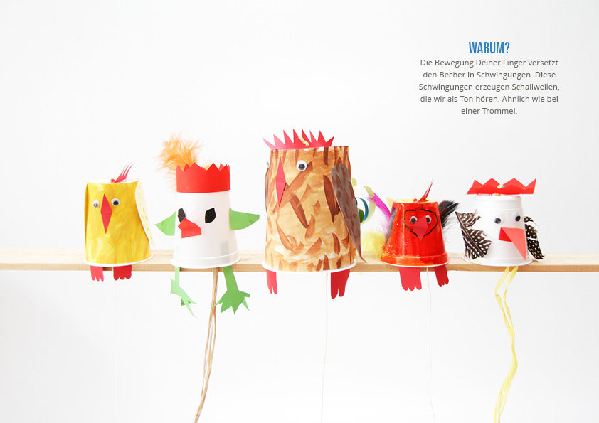 Bastelanleitung «Gackerhuhn»