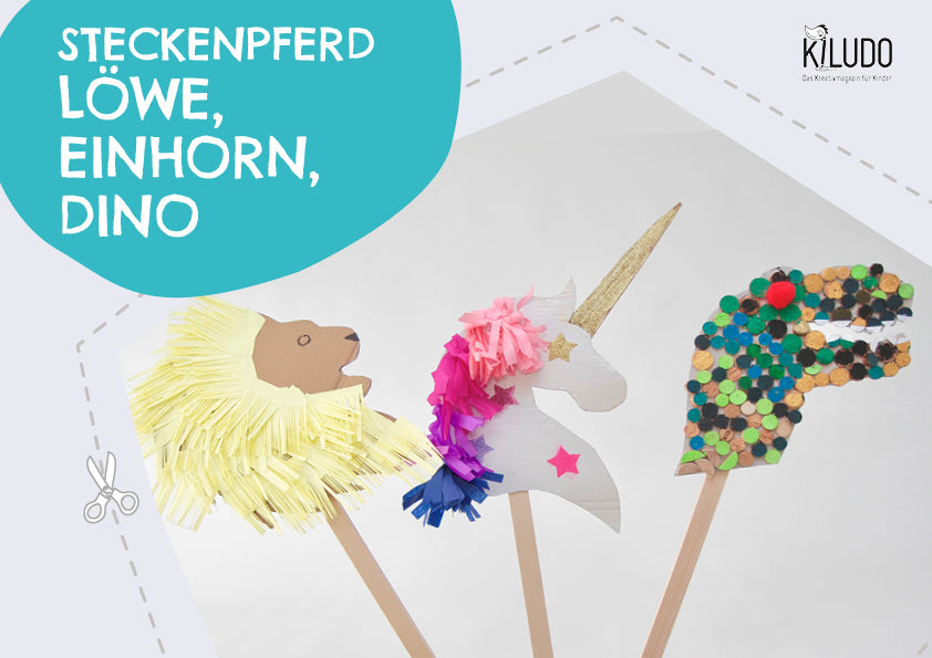 Steckenpferd basteln anleitung