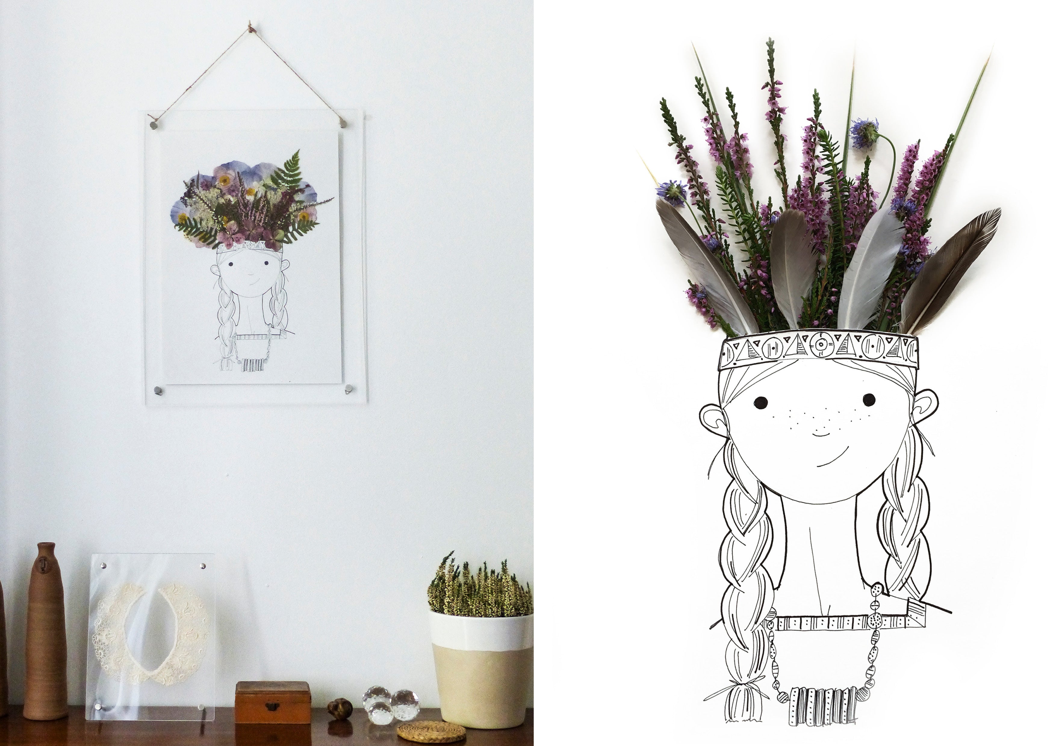 Vorlage basteln Blumen The Nook