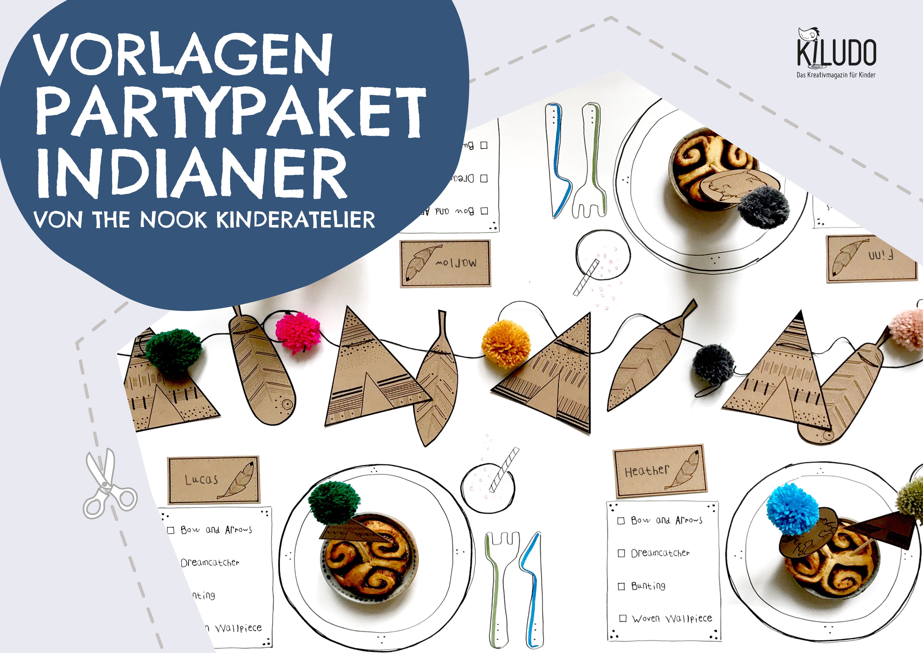  Vorlagen Kinder Indianergeburtstag