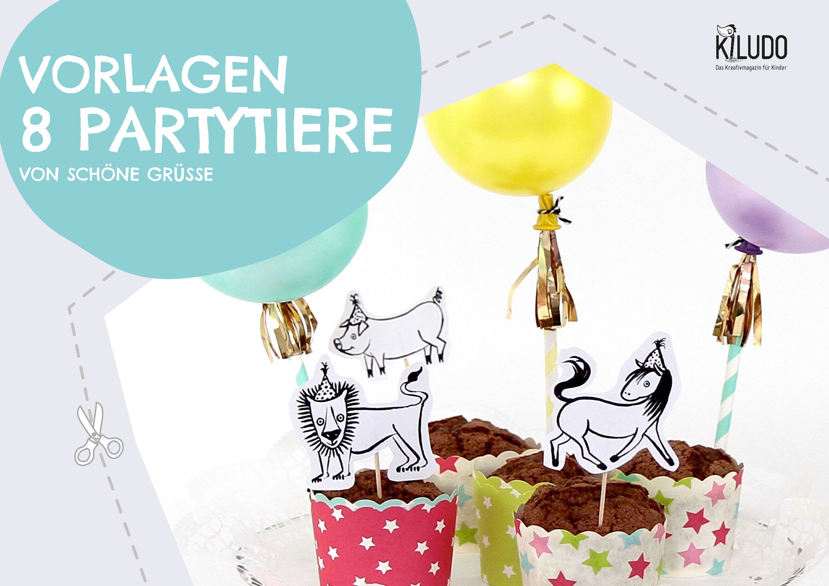 Geschenkanhänger Vorlagen Tiere