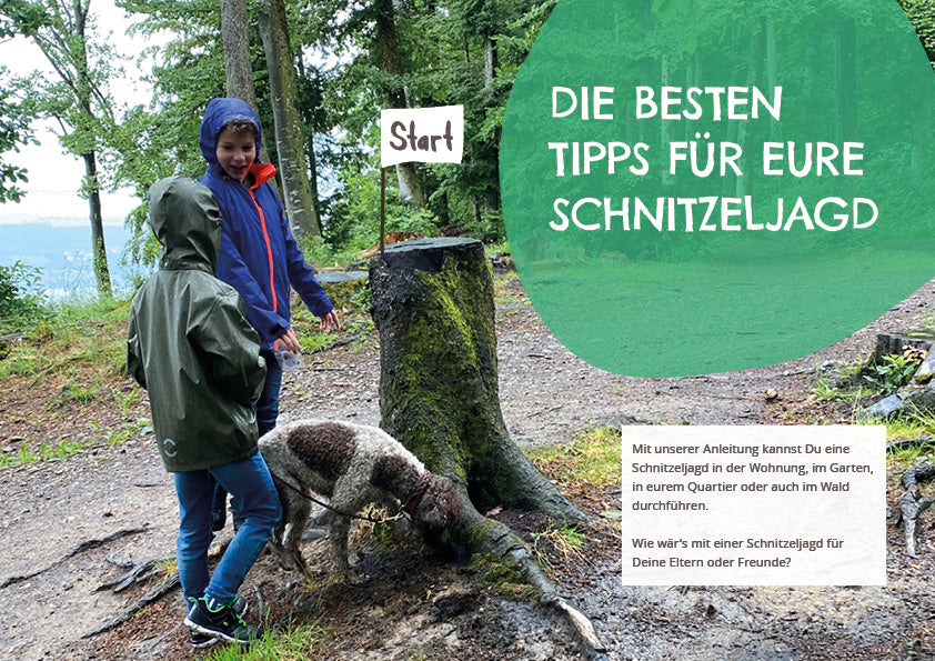 Schnitzeljagd mit Kindern