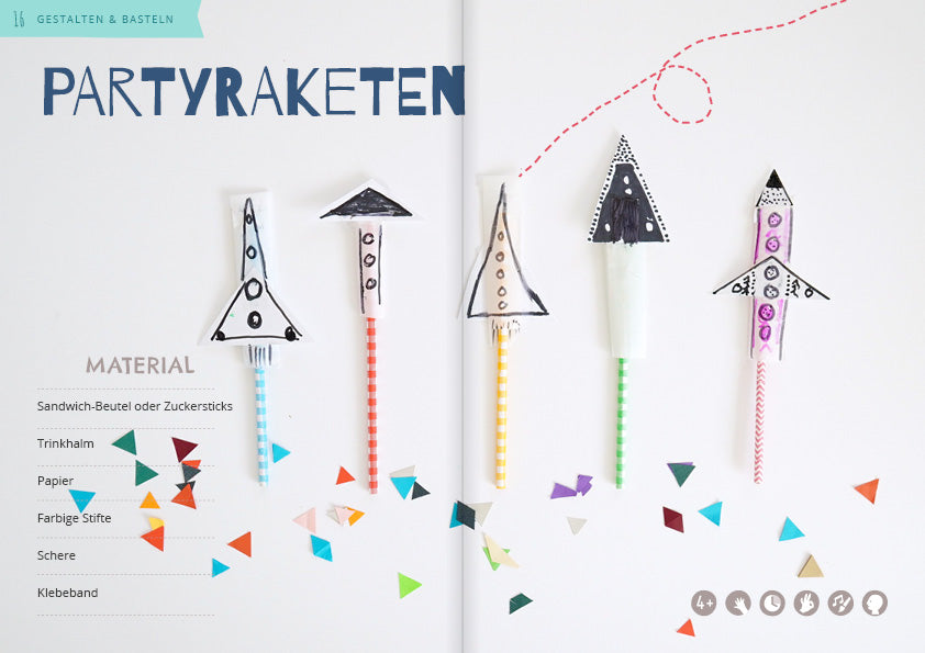 Partyraketen basteln Partyspiele