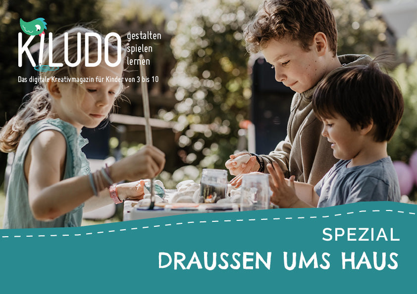 Kindermagazin Kinder spielen draussen