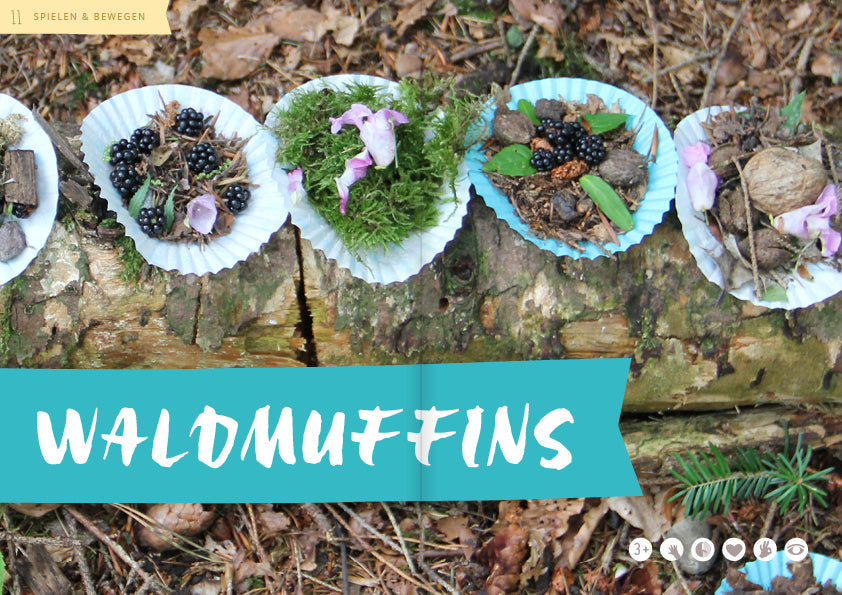 Kreativ im Wald Waldmuffins