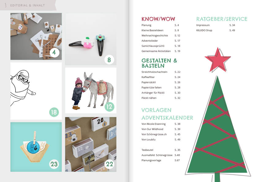 Bastelmagazin «Adventskalender»