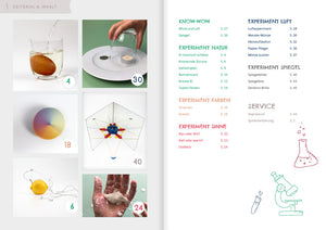 Inhaltsverzeichnis Magazin Experimente für Kinder
