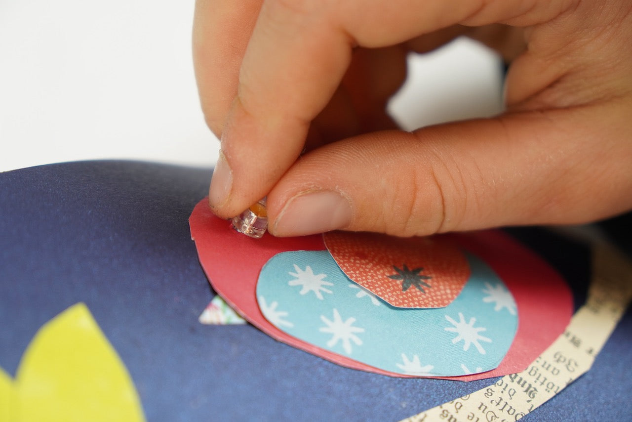 Bastelbox «LED-Kartenset Vögel und Weihnachtsmotive»