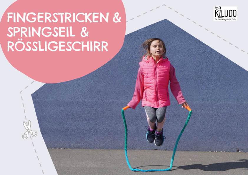 Fingerstricken Springseil videoanleitung