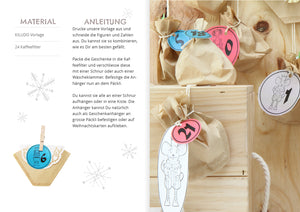 Adventskalendervorlage zum Selbstbasteln von OurWildhood