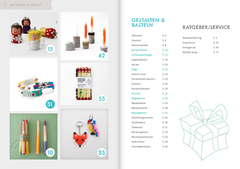 Grosses Weihnachtspaket: Geschenke & Dekoration basteln