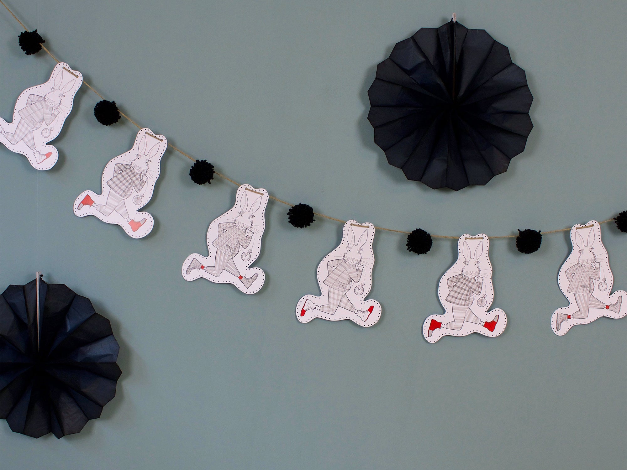 Kiludo Vorlage Hase Ostern Alice im Wunderland